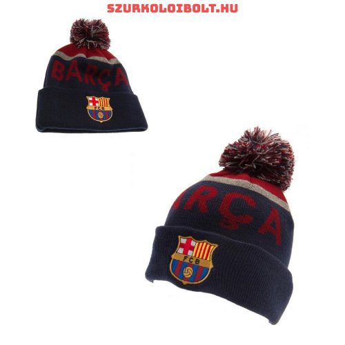 FC Barcelona bobble knitted hat - official ACM product