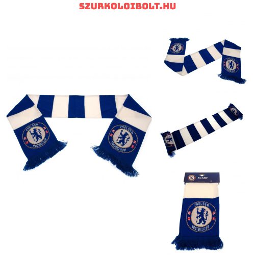 CHELSEA FC Official Blue Jacquard Scarf NR Knit 1905