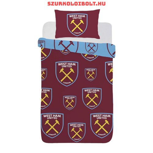 West Ham United Football Single Duvet Cover and Pillowcase Premier League Design Bedding