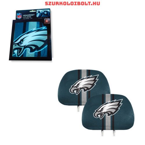 Philadelphia Eagles  headrest covers - official licensed product (2 pieces)