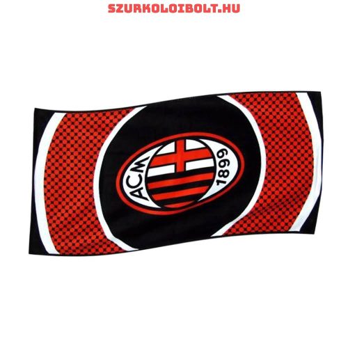  AC Milan Flag Large Checkered Graphic and Logo, 100 x 140 cm,  Red/Black, Polyester, One size : Sports & Outdoors