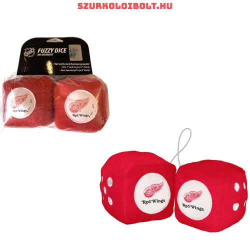 Detroit Red Wings fuzzy dice
