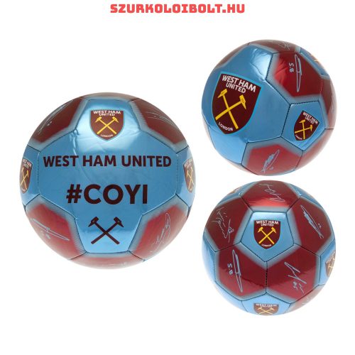 West Ham FC "Signature" football - normal (size 5) West Ham football with the team members signature