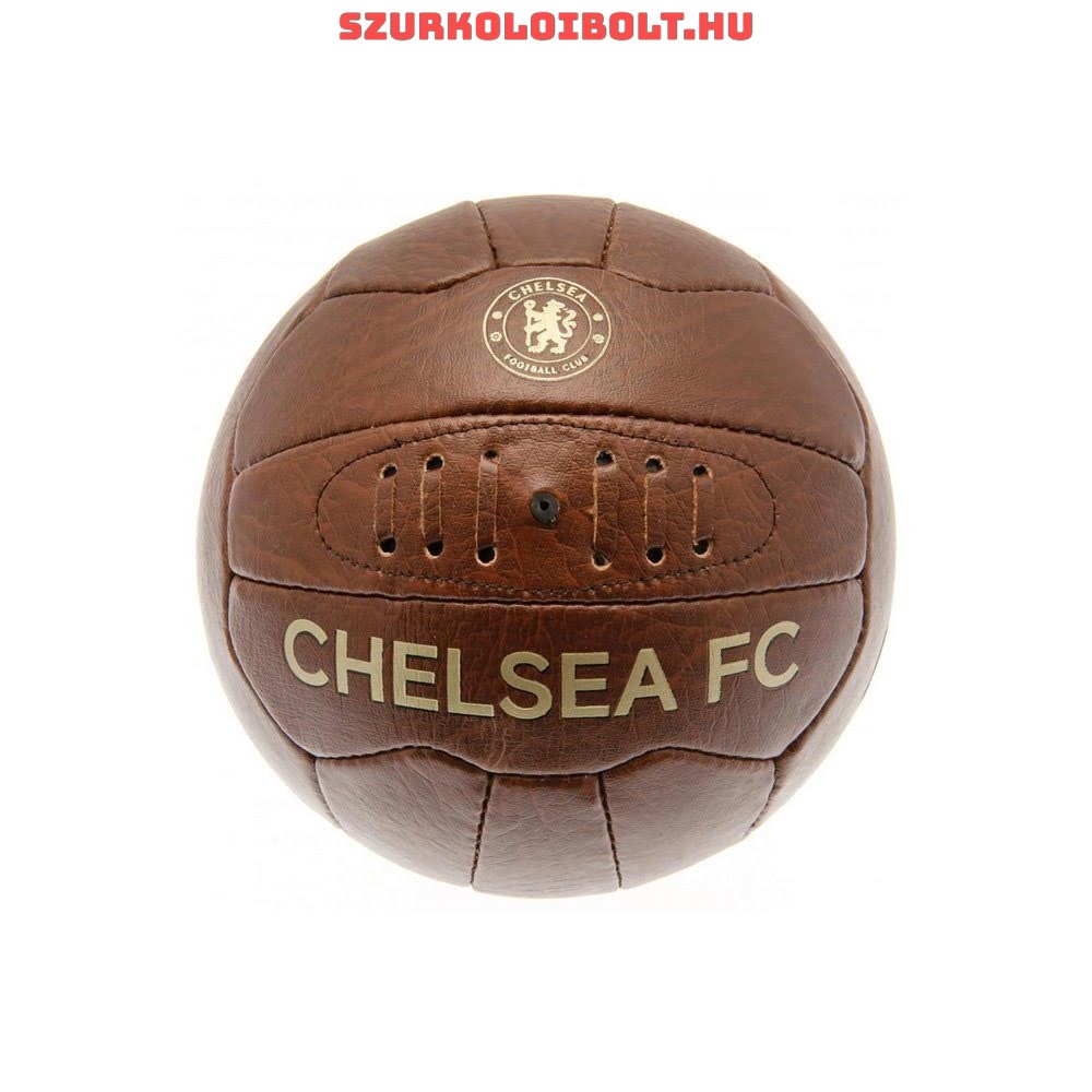 Size 1 Chelsea FC Official Retro Heritage Mini Ball Brown