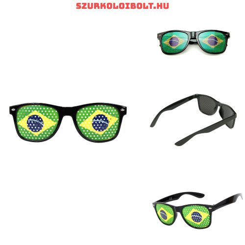 Brasil fans glasses 