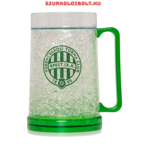 Ferencváros freezing beer glass 