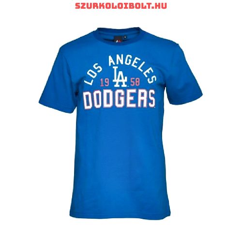 Majestic Athletic Mens Dodgers Havlock T-Shirt Blue