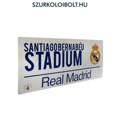Metal Street Sign Real Madrid