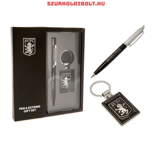 Aston Villa  Keyring, pen gift set - official licensed product