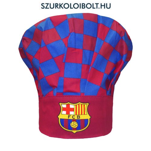 FC Barcelona supporter chef hat