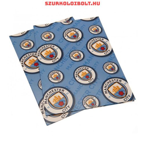 Official Manchester City Gift Wrap, 2 Sheets
