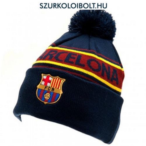 FC Barcelona bobble knitted hat - official ACM product