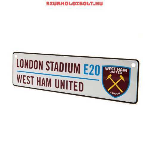 West Ham United Football Club Crest Metal Window Sign