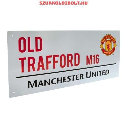 Manchester United FC Metal Street Sign