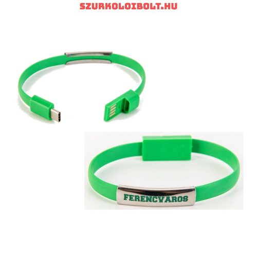 Ferencváros F.C. Silicone Wristband with an USB charger