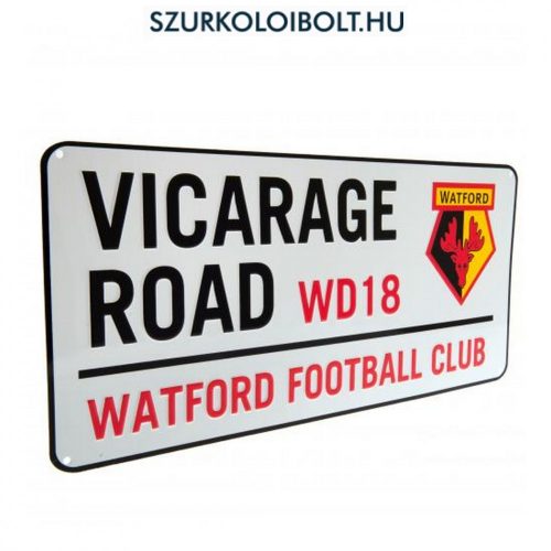 Watford FC Metal Street Sign
