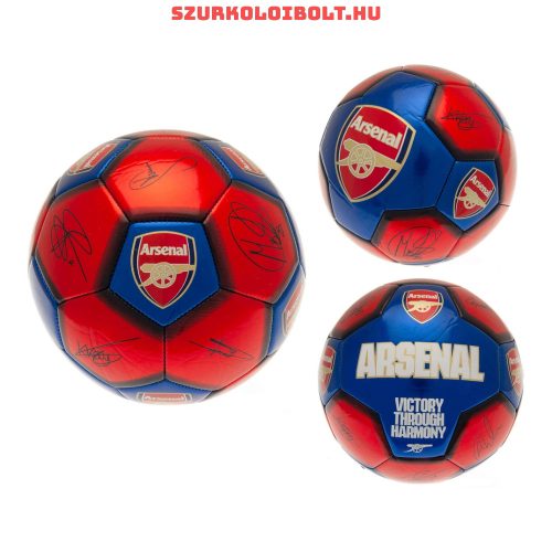 Arsenal FC "Signature" football - normal (size 5) Arsenal football with the team members s