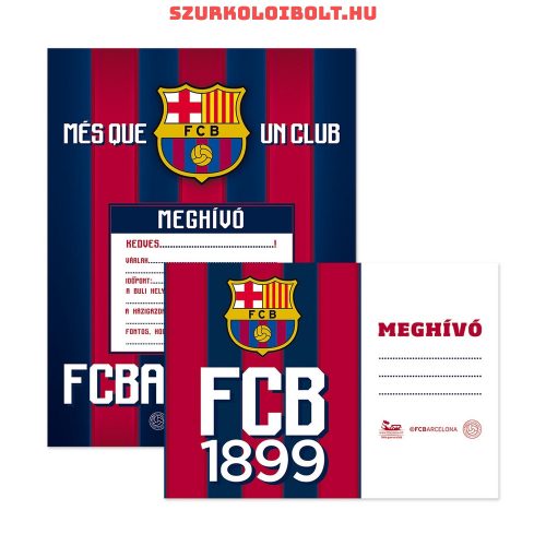 FC Barcelona party invitation