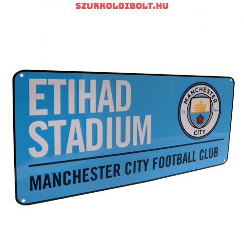 Manchester City FC Metal Street Sign
