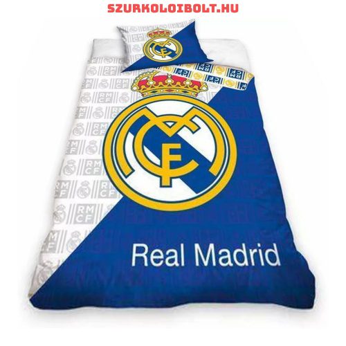 Real Madrid CF Blue Striped Single Cotton