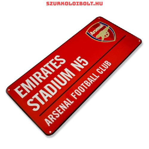 Arsenal FC Metal Street Sign