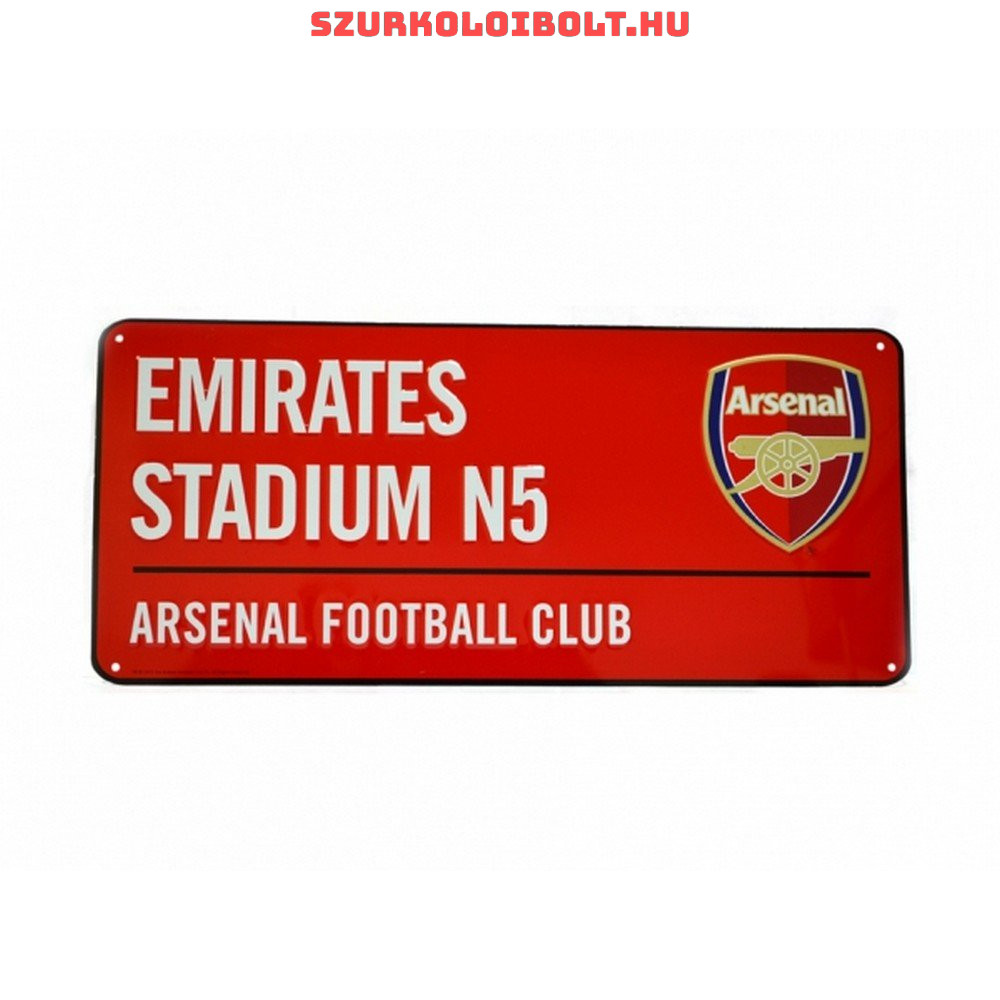 Arsenal F.C Metal Street Sign 