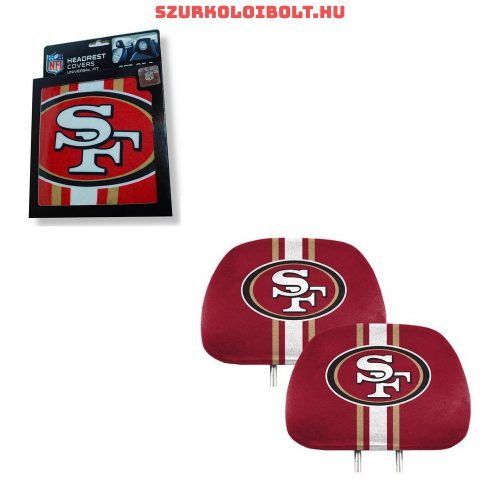 San Francisco 49-ers  headrest covers - official licensed product (2 pieces)