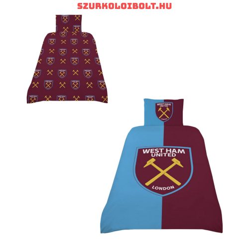 West Ham United Football Single Duvet Cover and Pillowcase Premier League Design Bedding