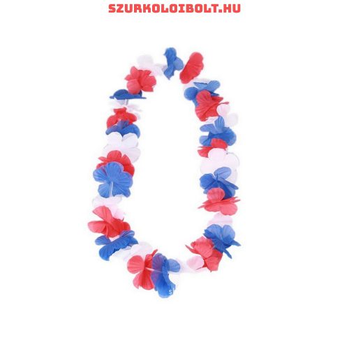 France, Russia flower garland in team colors