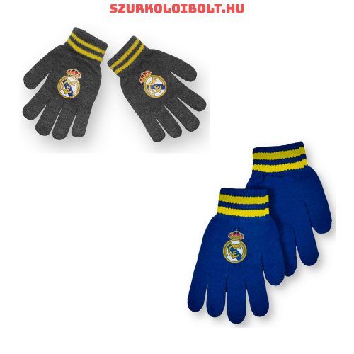Real Madrid junior knitted gloves - official merchandise