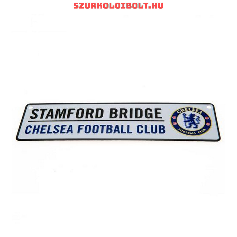 Chelsea Fc Official Window Sign Metal Stamford Bridge Blue Club Crest 