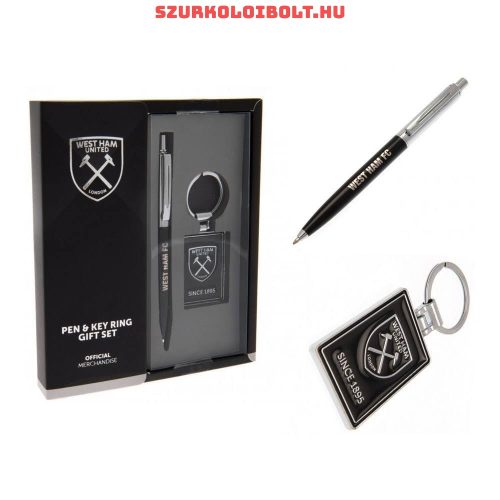 West Ham United  Keyring, pen gift set - official licensed product