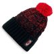 Official AC Milan Black Two-Tone Beanie – Red Trim 1899