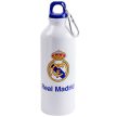Real Madrid FC Aluminium Drinks Bottle, White Gloss Bottle, La Liga Gift