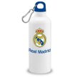 Real Madrid FC Aluminium Drinks Bottle, White Gloss Bottle, La Liga Gift