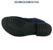Miss Fiori női csizma - jeans (Ugg style)
