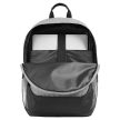 Official Manchester United FC Heather Grey Backpack – Black Crest & Laptop Pouch