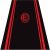 AC Milan Towel – "Striped" Design