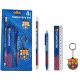 Official FC Barcelona 4-Piece Stationery Set with Keychain