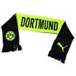 Official Puma Borussia Dortmund BVB Fan Scarf – Licensed Merchandise, Black & Yellow Alert
