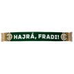 Green Knitted "Hajrá, Fradi" Scarf with Golden Ends – Ferencváros Spirit Around Your Neck