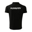 Hungary Polo Shirt (Men’s) – Black Supporter Collared Shirt