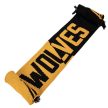 Official Wolverhampton Wanderers FC Scarf – Yellow & Black, Double Sided Knit