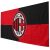 AC Milan Flag – 100x140 cm, Club Crest, Red/Black