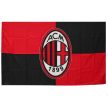 AC Milan Flag – 100x140 cm, Club Crest, Red/Black