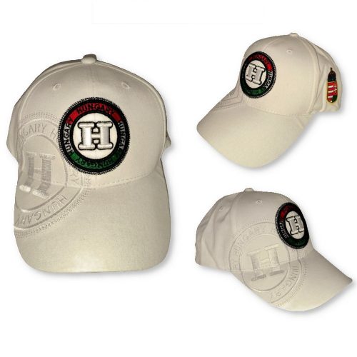 Hungary Baseball Cap – Hungarian National Team Cap with “Hungary” Lettering (White)