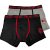 AC Milan Men's Stretch Cotton Boxer Set (2-Pack)