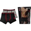 AC Milan Men's Stretch Cotton Boxer Set (2-Pack)