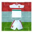 Hungary child football replica shirt and short