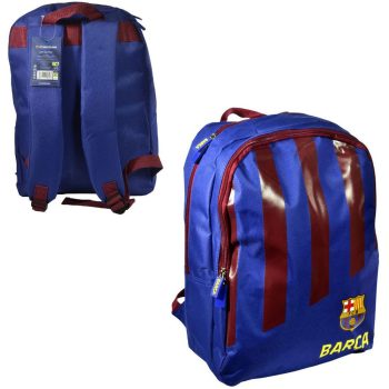   Official FC Barcelona Stripe Backpack – Blue & Burgundy, 40cm